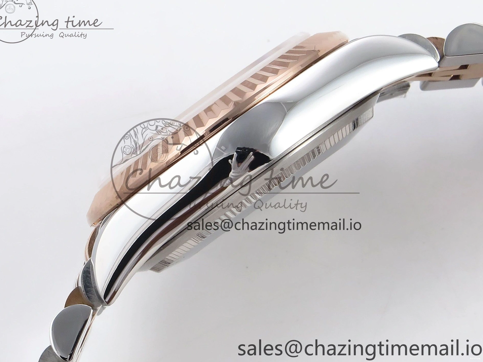 MiroTime 0401 Popular DateJust 31 278271 SS RG GMF 1:1 Best Edition 904L Steel Gray Roman Diamonds Dial on Jubilee Bracelet A 1165